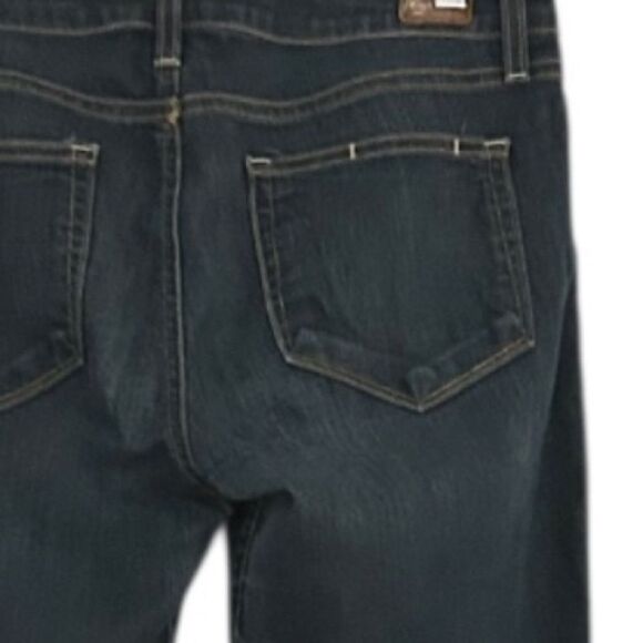 PAIGE Dark Wash Peg Skinny Jeans Size 30 - Picture 5 of 13